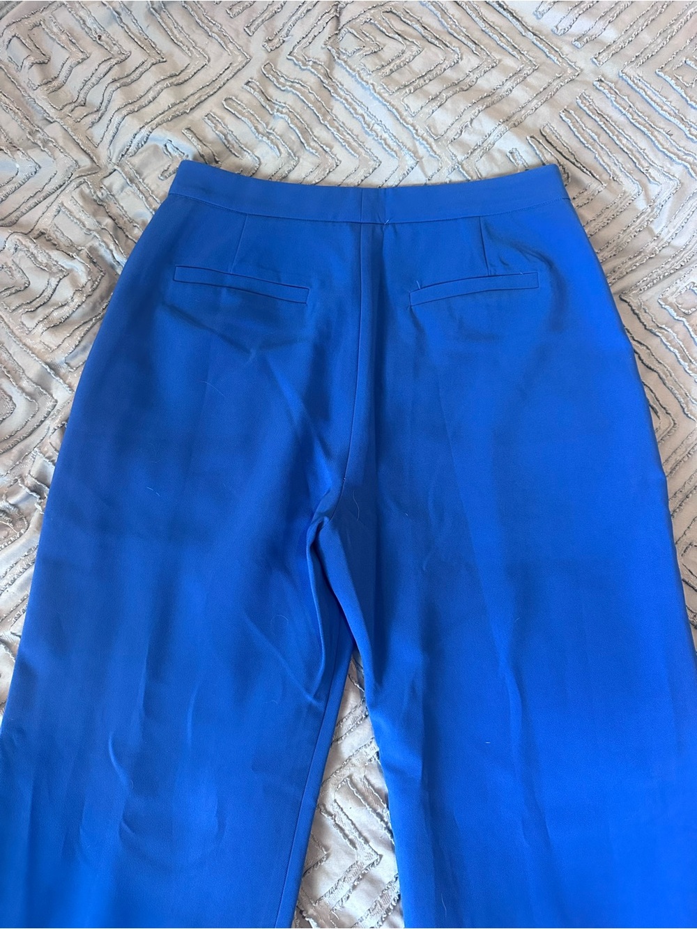 Lulu's womens Wide-Leg Pants in Cobalt Blue Never Worn - Picture 3 of 8